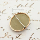 Victorian 9ct Gold Lava Cameo Brooch