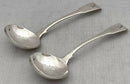 Georgian, George III, Pair of Silver Sauce Ladles. London 1813 Richard Turner. 3.4 troy ounces.