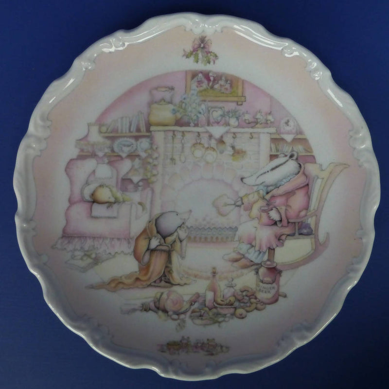 Royal Doulton Wind In The Willows Plate Badger's House