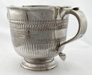 William III Silver Porringer, Inscription for Lt. Col. Marriott MVO DSO. London 1701 William Denney. 19.6 troy ounces.