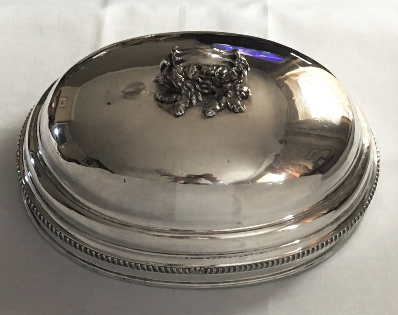 Regency period Sheffield Plated small meat dome. circa 1820 - 1830.