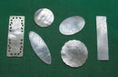 Collection Of Six Decorated Mother Of Pearl Gaming Counters