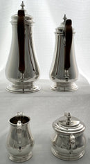 Elizabeth II Silver Coffee Service. London 1966 Asprey & Co. Ltd. 72 troy ounces.