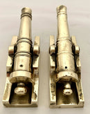 Pair of Portsmouth Navy Week Brass Naval Cannon.