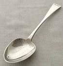 Georgian, George IV, Silver Basting Spoon. London 1822 Solomon Royes. 4.2 troy ounces.