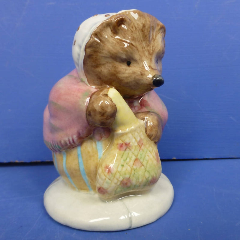 Beswick Beatrix Potter Figurine - Mrs Tiggywinkle Buys Provisions (Boxed)