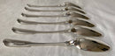 Georgian, George III, Set of Six Silver Dessert Spoons. London 1792 George Smith III & William Fearn. 7.9 troy ounces.