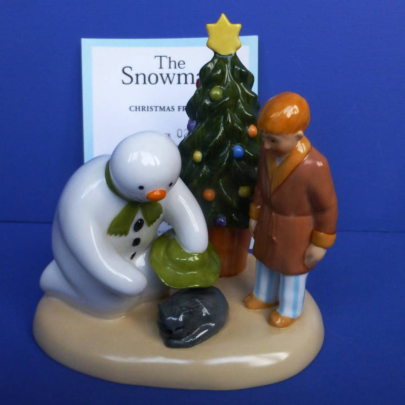 Coalport Limited Edition Snowman Figurine Christmas Friends (Boxed)