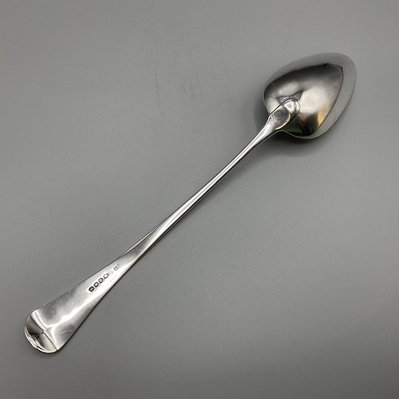 Georgian silver basting spoon by John Lias, London1809, 113g