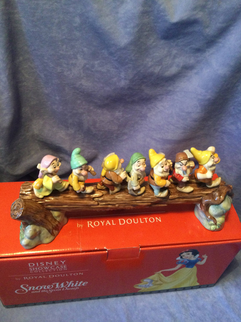 Royal Doulton Heigh Ho Figurine Figure Snow White Dwarfs Limited edition