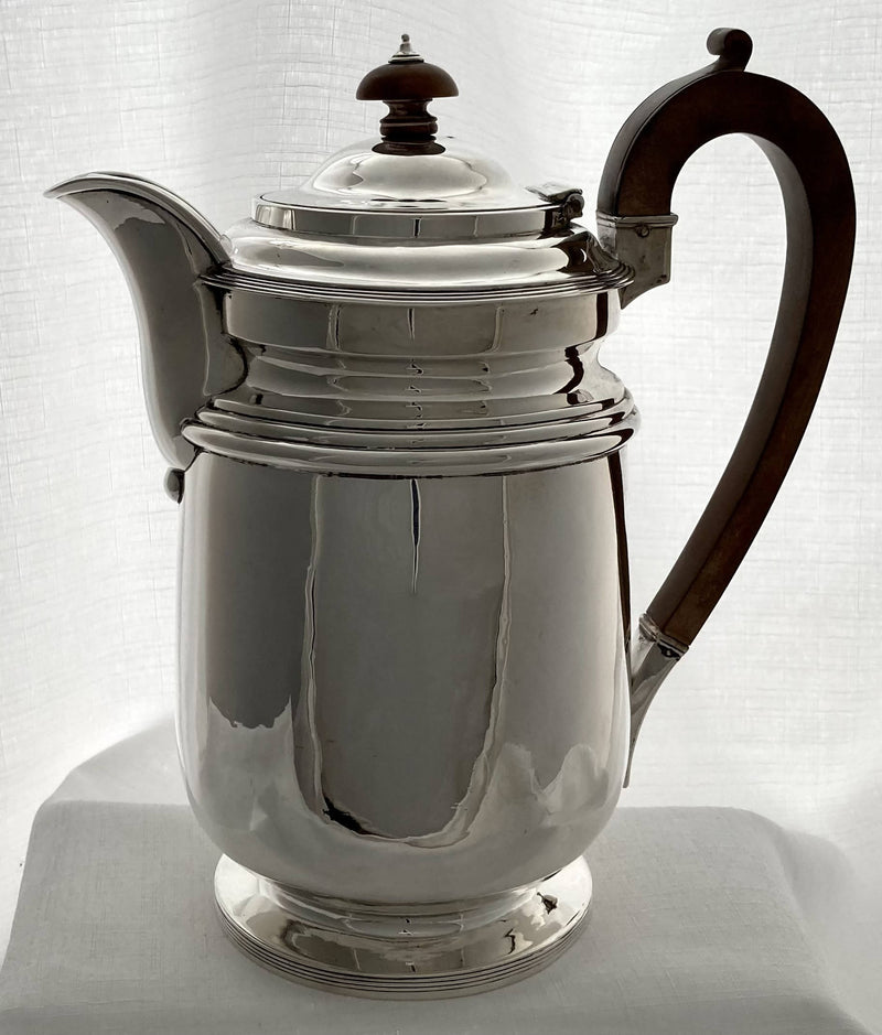 Georgian, George III, Silver Coffee Biggin, London 1819 Rebecca Emes & Edward Barnard I. 25 troy ounces.