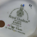 Royal Doulton Miniature Lady Figurine - Karen HN3338 (Boxed)