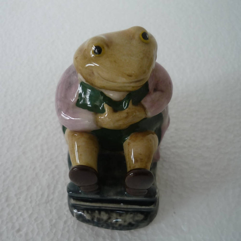 A Boxed Royal Albert Beatrix Potter Figurine Mr Jackson - In Excellent Condition