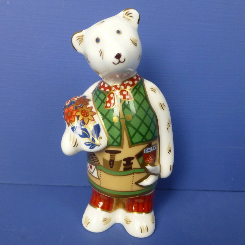 Royal Crown Derby Miniature Bear - The Gardener (Boxed)