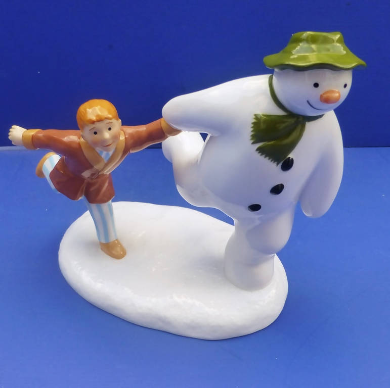 Coalport Snowman Figurine The Adventure Begins