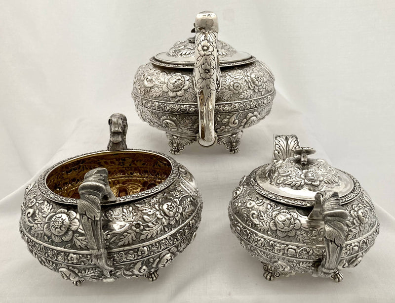 Georgian, George III, Silver Tea Service. York 1819 James Barber & William Whitwell. 51 troy ounces.