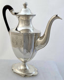 Georgian, George III, Style Silver Plated Coffee Pot.