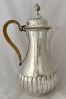 Georgian, George III, Silver Hot Water Jug. London 1784. 14.4 troy ounces.