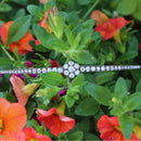 Edwardian 18ct Diamond Flower Bar Brooch