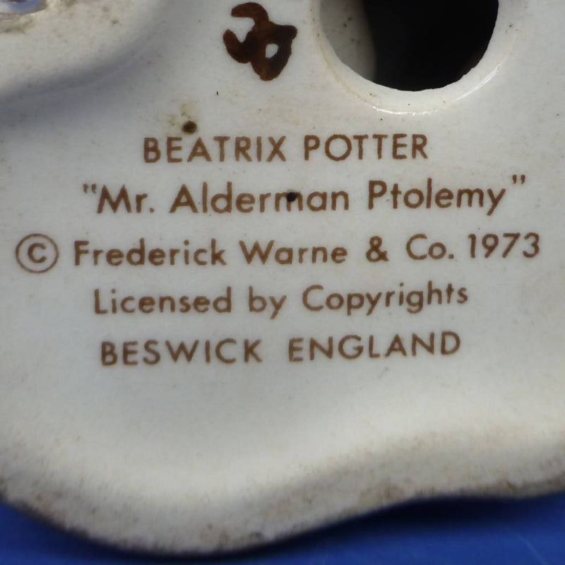 Beswick Beatrix Potter Figurine - Mr Alderman Ptolemy BP3C