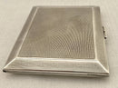 George V, Silver Cigarette Case. Chester 1929 Asprey & Co Ltd. 3.1 troy ounces.