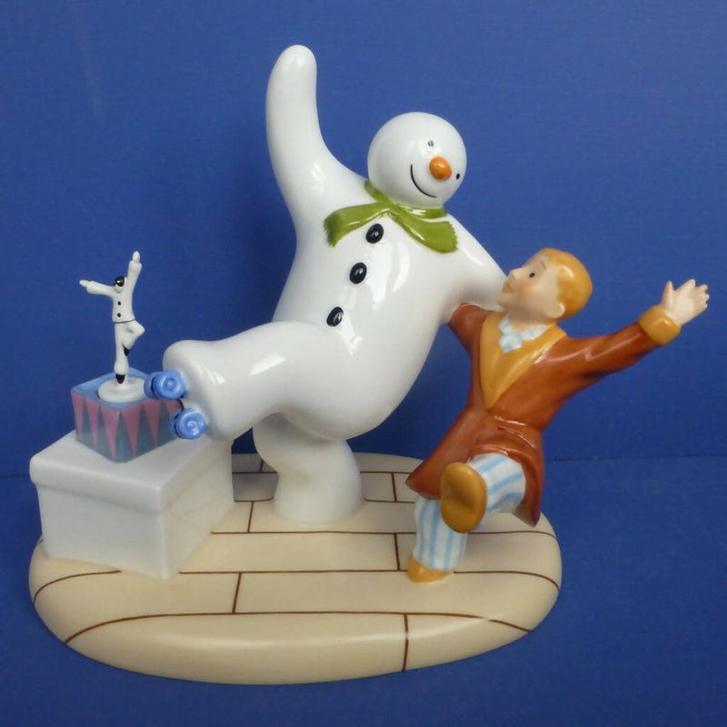 Coalport Limited Edition Snowman - Treading The Boards (Boxed)