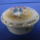 Wedgwood Beatrix Potter Peter Rabbit Round Trinket Box