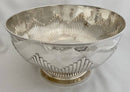 Robert Garrard, Crown Goldsmith, silver punch bowl. London 1849. 60 troy ounces