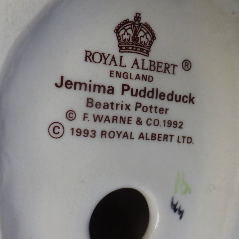 Royal Albert Large Beatrix Potter Figurine - Jemima Puddleduck