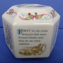 Wedgwood Beatrix Potter Peter Rabbit Christening Money Box