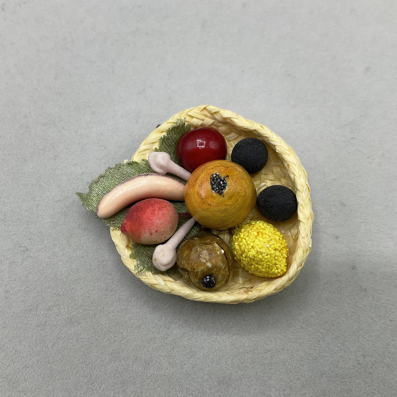 1950’s fruit basket brooch