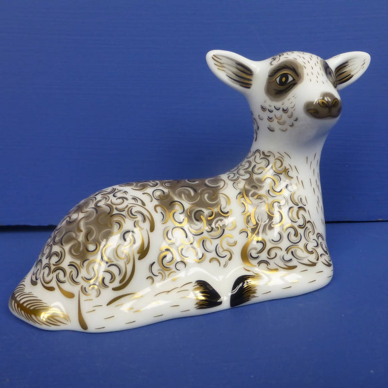 Royal Crown Derby Paperweight Jacob Lamb (Boxed)