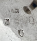 Georgian, George III, set of four silver salts. London 1792 Peter & Ann Bateman. 6 troy ounces.