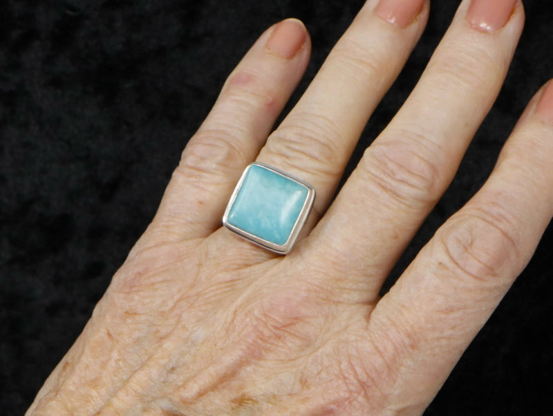 Silver & Turquoise Statement Ring