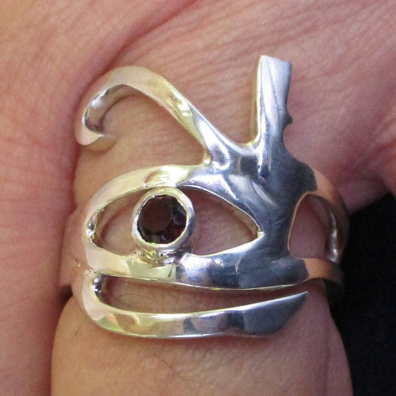 Jake: "Eye of Horus" silver ring