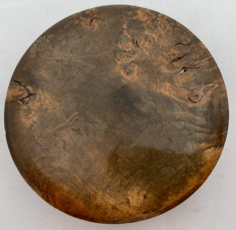 Late Georgian Burr Wood & Tortoiseshell Snuff Box.