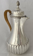 Georgian, George III, Silver Hot Water Jug. London 1784. 14.4 troy ounces.