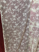 Copy of Victorian Style fleur cream finest cotton lace Panel- 60
