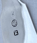 Maltese Roman Standard Silver Soup Ladle, Geraldo Pace, circa 1860. 6.7 troy ounces.