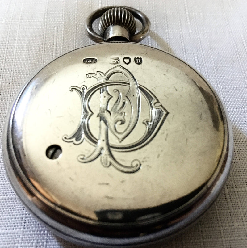 Asprey silver travel pocket barometer. Hallmarked for London 1892 by Barnett & Scott.