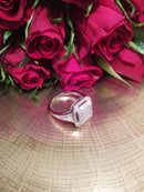 New Sterling Silver Diamond Ring