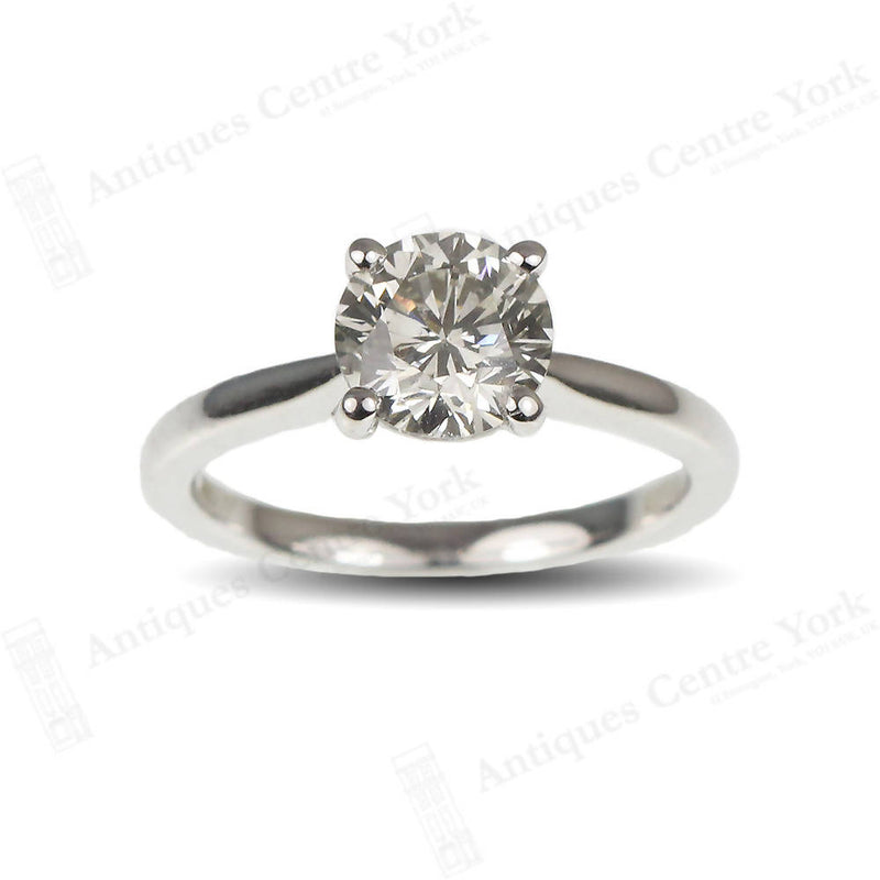 18ct White Gold Diamond Solitaire 1.53cts