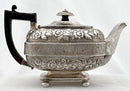 Georgian, George III, Silver Teapot. York 1812, Robert Cattle & James Barber. 22 troy ounces.