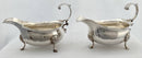 Georgian, George III, Pair of Silver Sauce Boats. London 1762 Benjamin Bickerton. 10 troy ounces