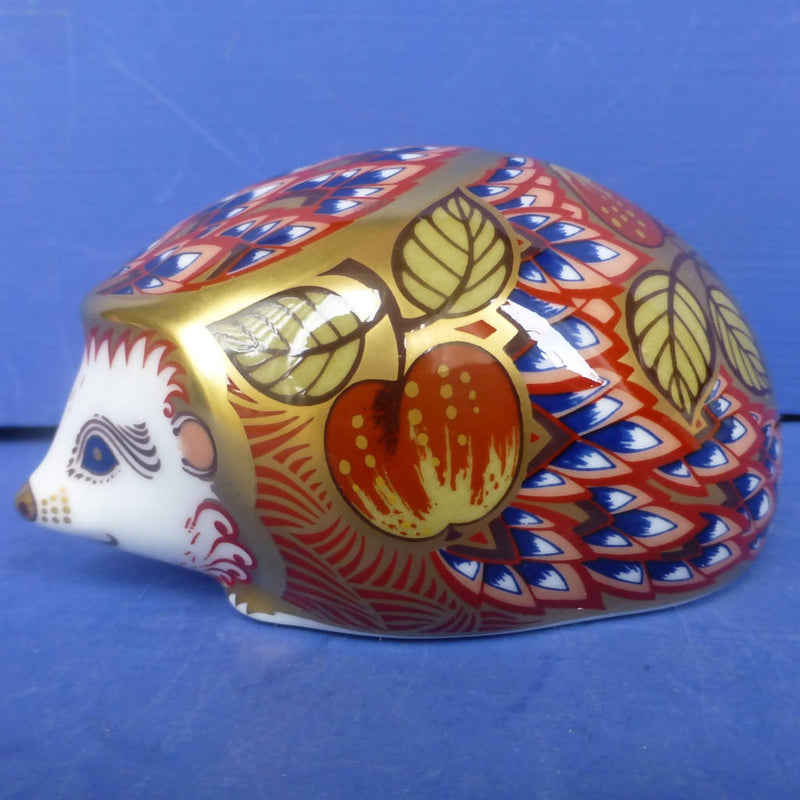 Royal Crown Derby Paperweight Orchard Hedgehog