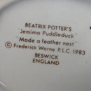 Beswick Beatrix Potter Figurine Jemima Puddleuck Made A Feather Nest BP3B