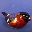 Royal Crown Derby Paperweight Bullfinch