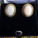 9ct Gold Opalite Earrings