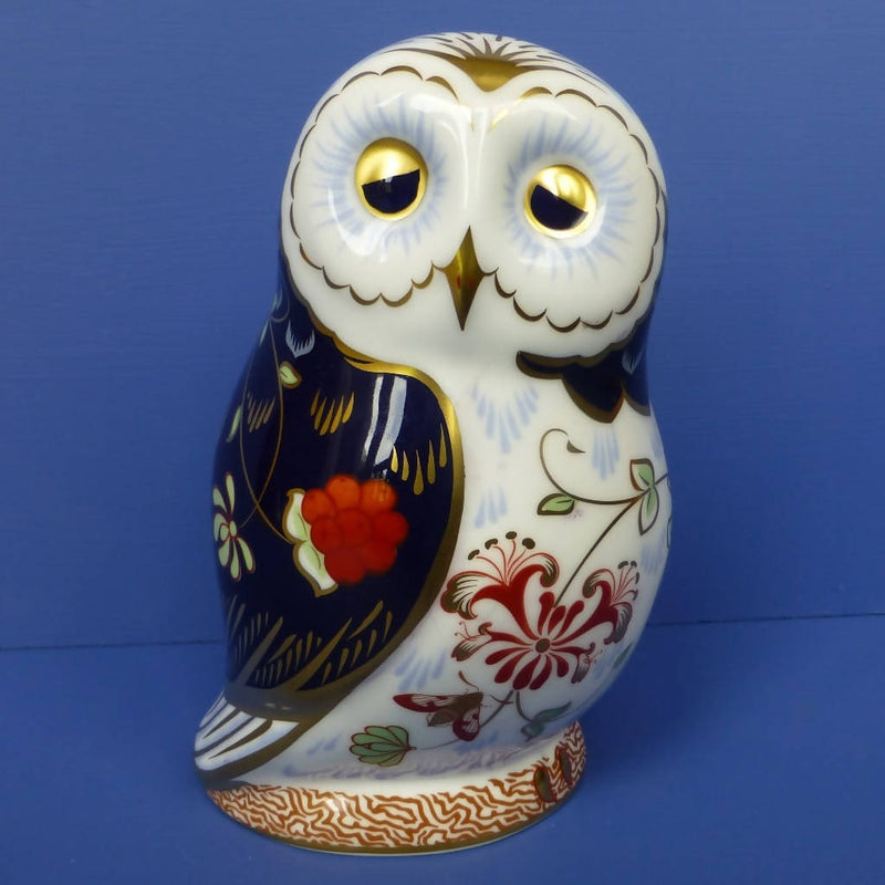 Royal Crown Derby Paperweight - Daybreak Owl (Boxed)