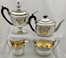 Georgian, George III, Silver Tea & Coffee Service. London 1800 John Emes. 59 troy ounces.